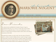 Tablet Screenshot of marjorienugent.com